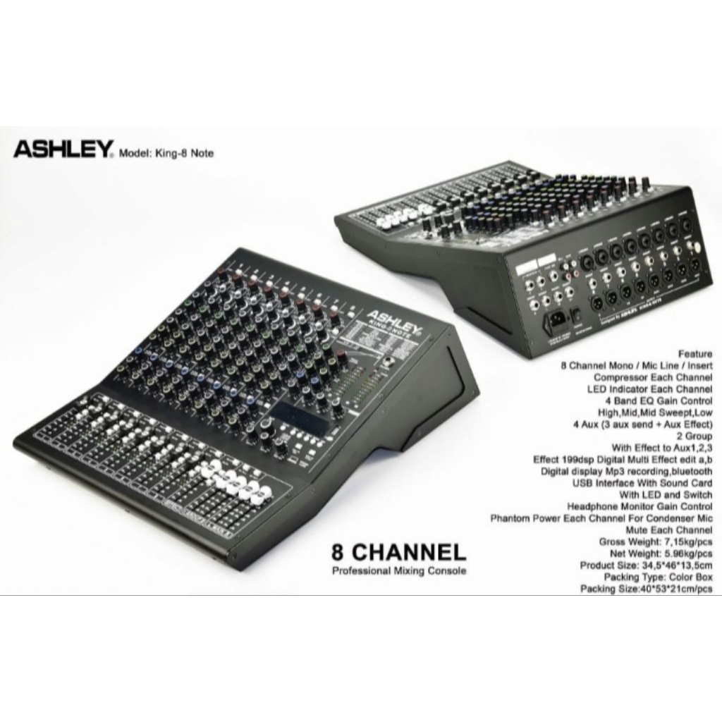 MIXER ASHLEY KING-8NOTE