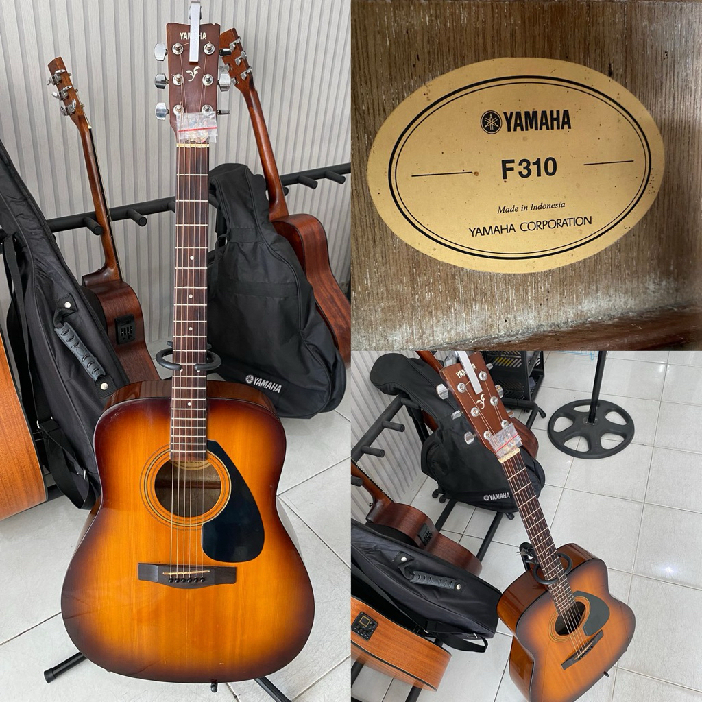 Gitar Akustik Yamaha F310 Second Original Mulus Akustik String Senar Baja Murah - Bonus Tas & Senar 