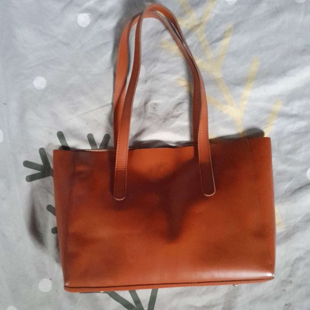 tas tote kulit asli