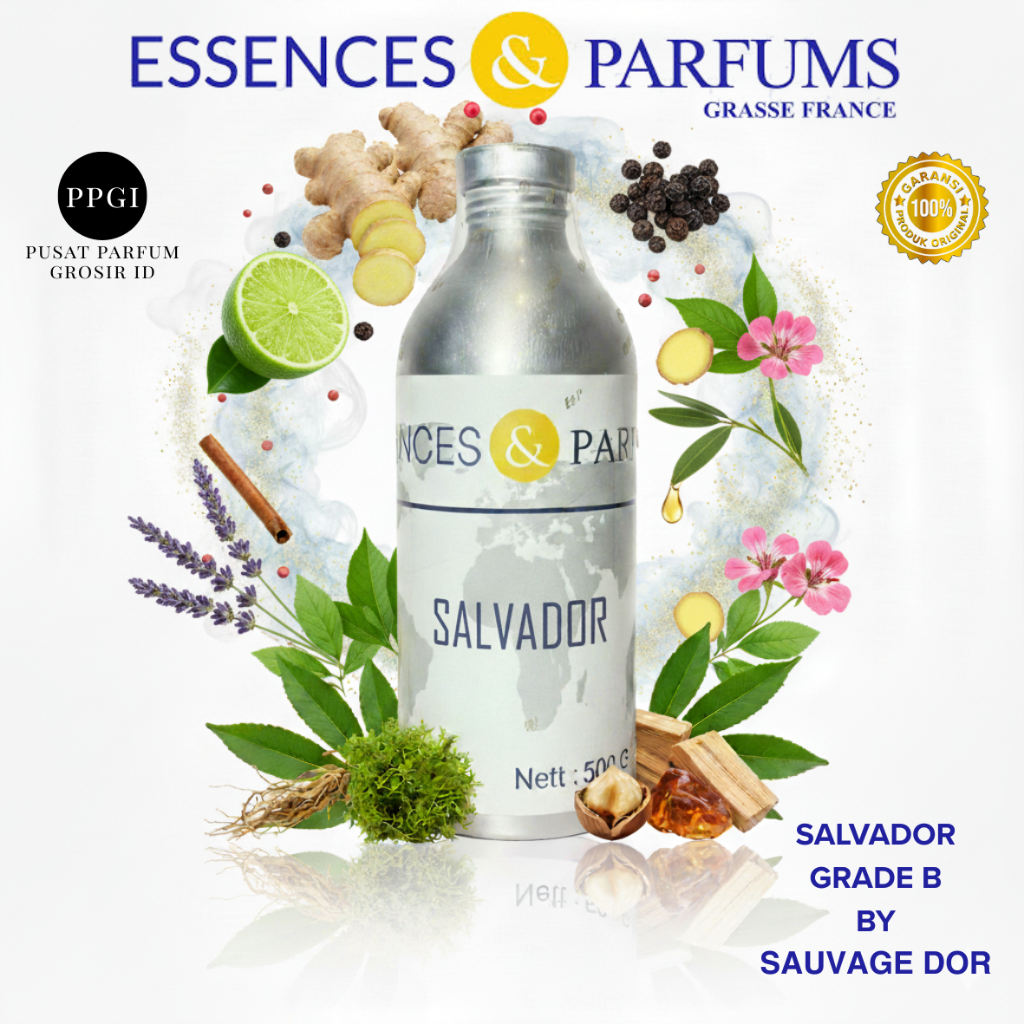 BIBIT PARFUM SALVADOR INSPIRED BY SAFAGE DOR GRADE B - BY ESSENCES & PARFUMS 100% MURNI