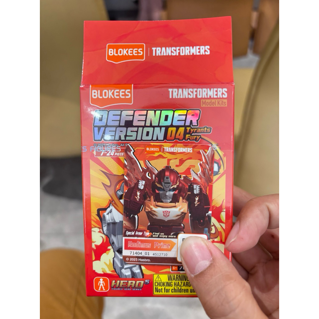 Blokees Transformers Galaxy Defender 04 Rodimus Prime Super Secret OFC