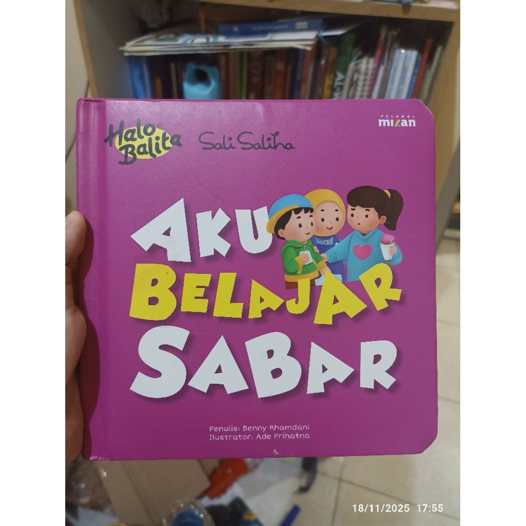 BOARDBOOK HALO BALITA AKU BELAJAR SABAR