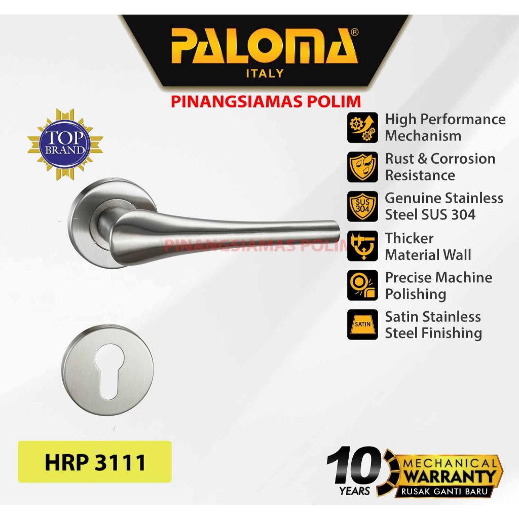 Paloma Handle Gagang Pintu Minimalis Stainless Steel || Hrp3111