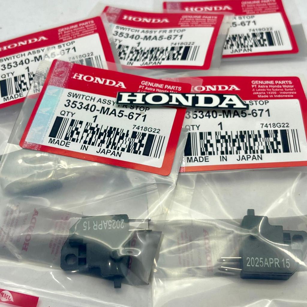 35340-MA5-671 Sw,Assy FR.Stop Switch Rem Depan – Beat, Scoopy, Supra, Genio, Kharisma Original JAPAN