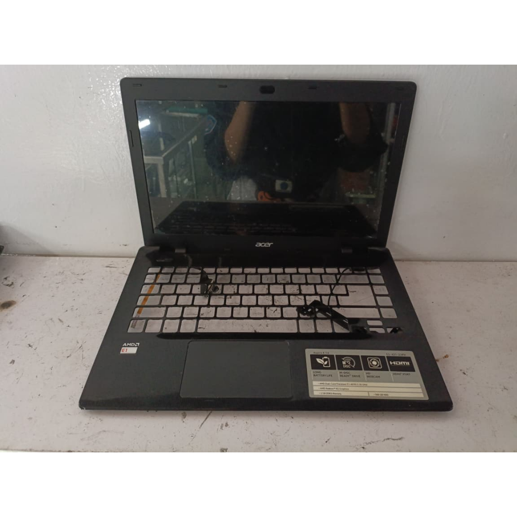 CASING CASE LAPTOP ACER ASPIRE E 14 E5-421-23PV WITH LCD LED - ercomp1