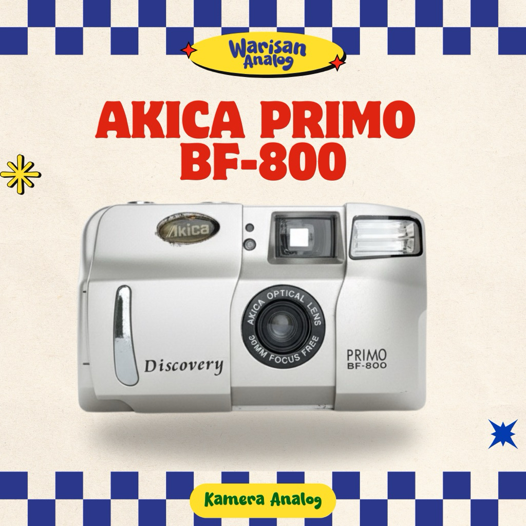 KAMERA ANALOG AKICA PRIMO BF-800 | REUSABLE CAMERA FILM 35MM | KAMERA FILM