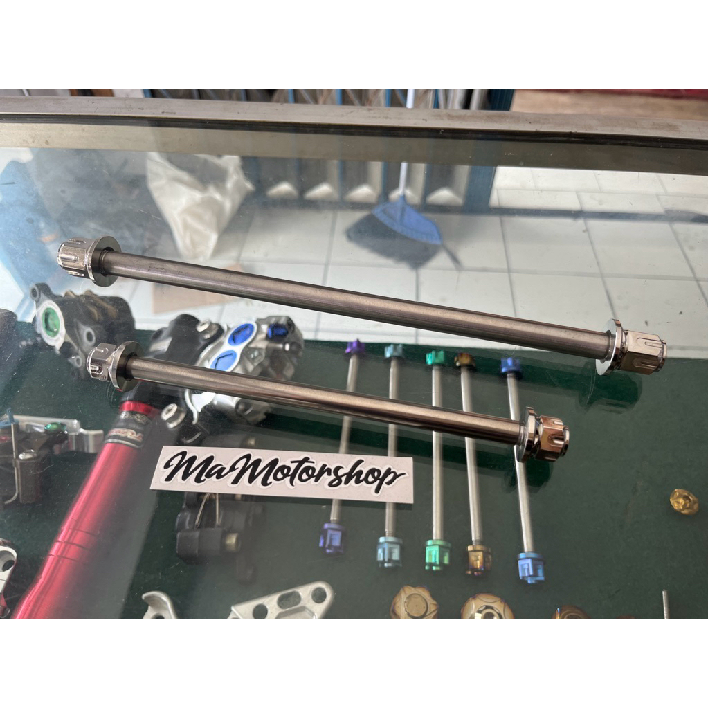 As roda depan belakang steanleess plus mur 5TP yamaha Jupiter z vega r new vega zr Jupiter z1 ori