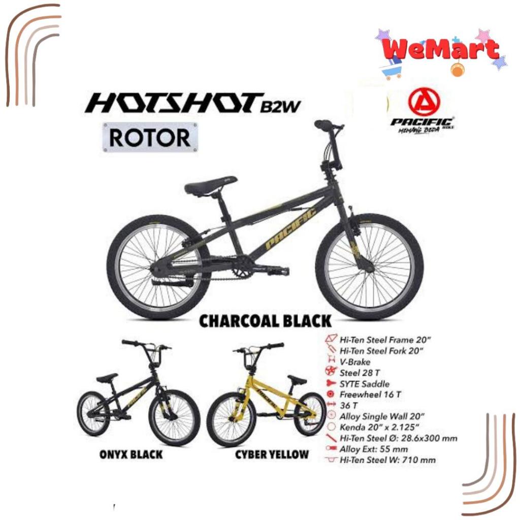 BMX HOTSHOT B2W 2.125 PACIFIC KIDS BICYCLE // BMX RUSH 2.5 ST20 Sepeda Roda Dua Race Bike Anak 20 In