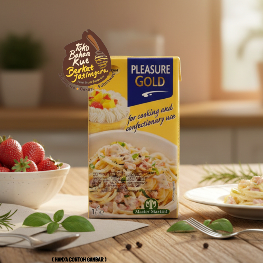 PLEASURE GOLD COOKING CREAM UKURAN 1 LITER / PLEASURE GOLD