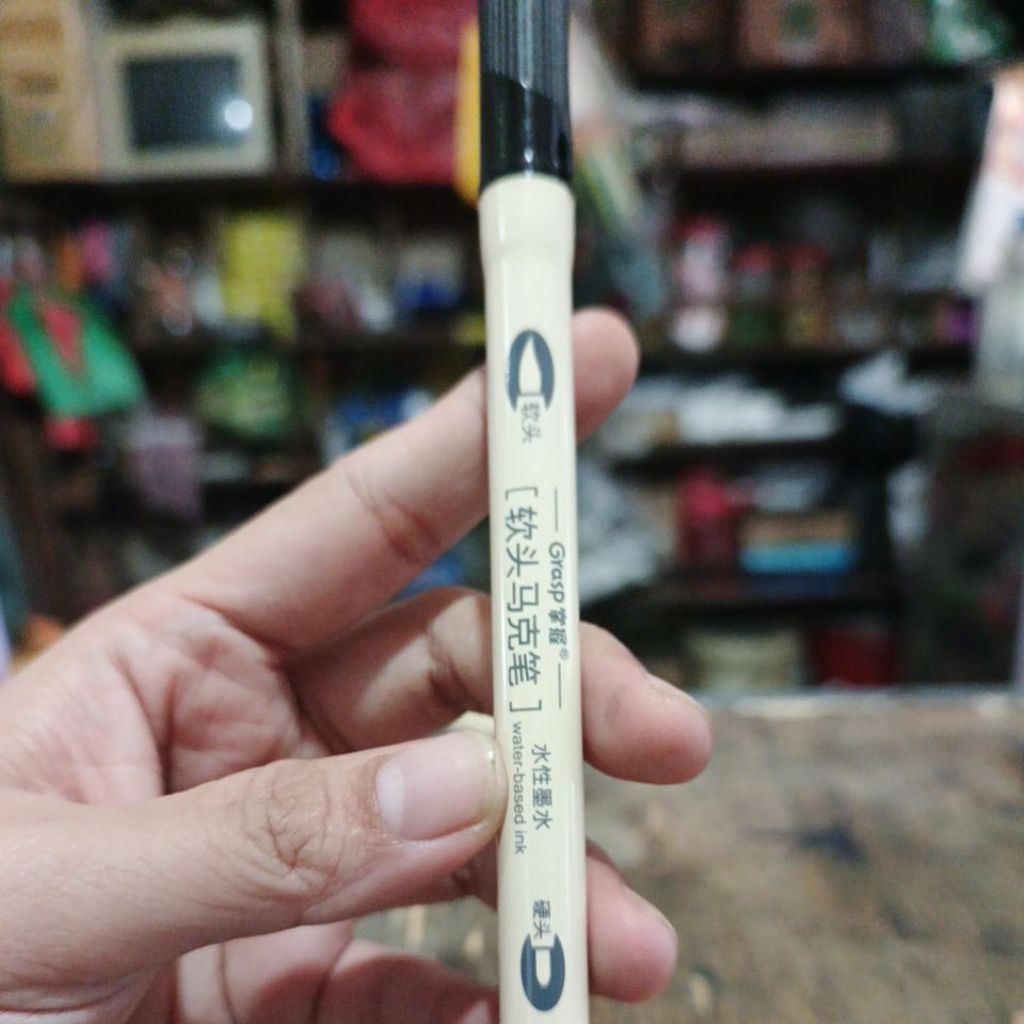 Grasp Twin Warna Hitam GFP21600 Spidol Penebal Kaligrafi
