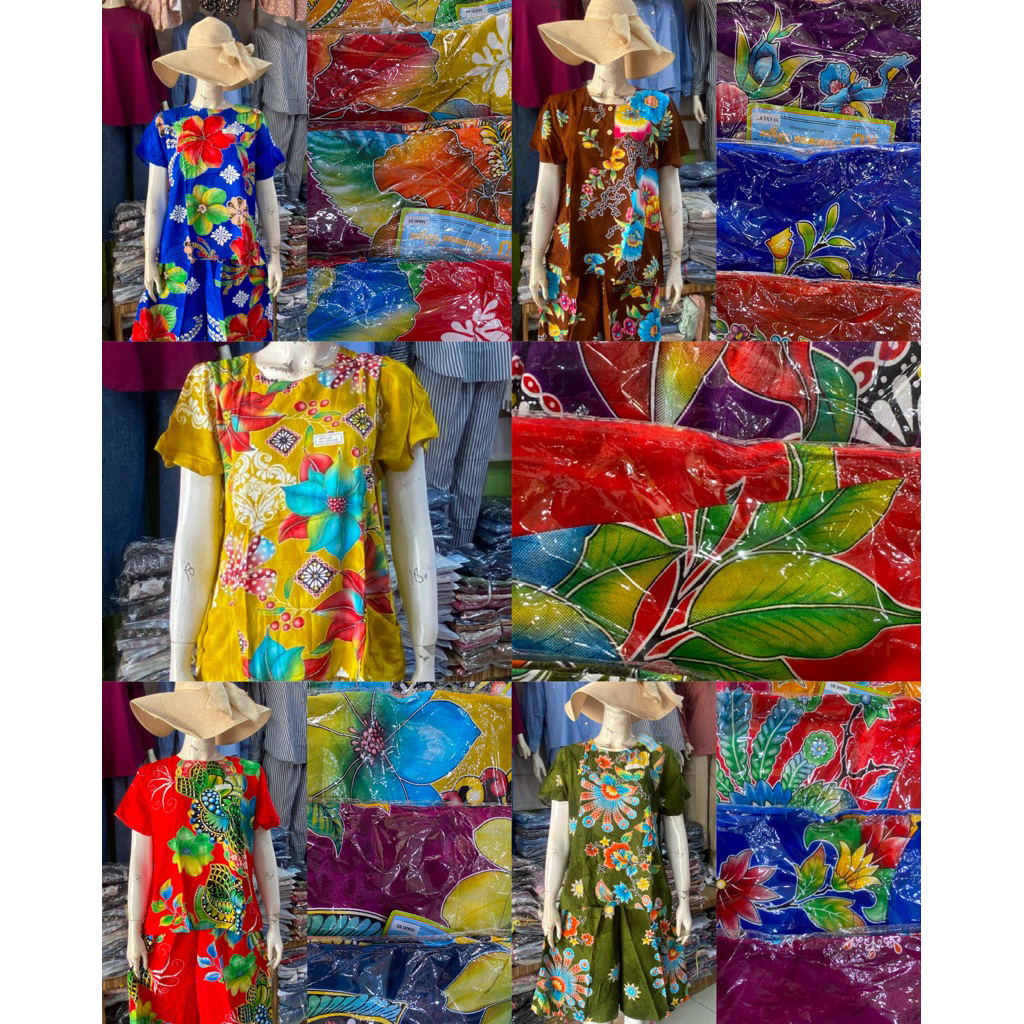 Kencana Ungu Setelan Kulot Standar/Baju Tidur/Baju bobok