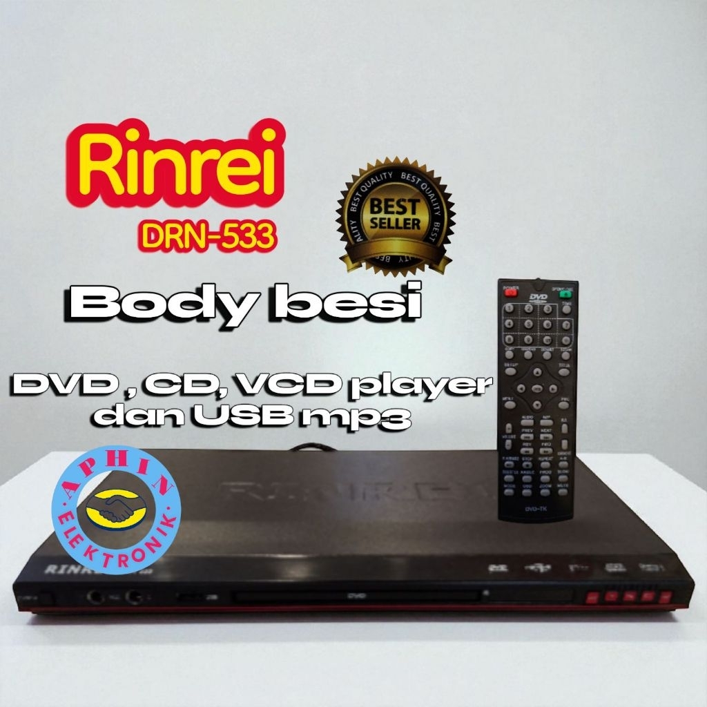 DVd  player Rinrei body besi VCD player CD player
