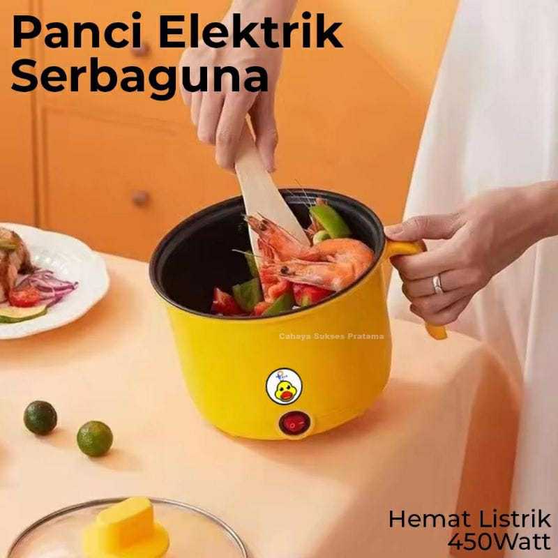 New Panci Listrik Anti Lengket Serbaguna Hemat Listrik 450 Watt / Mini Rice Cooker