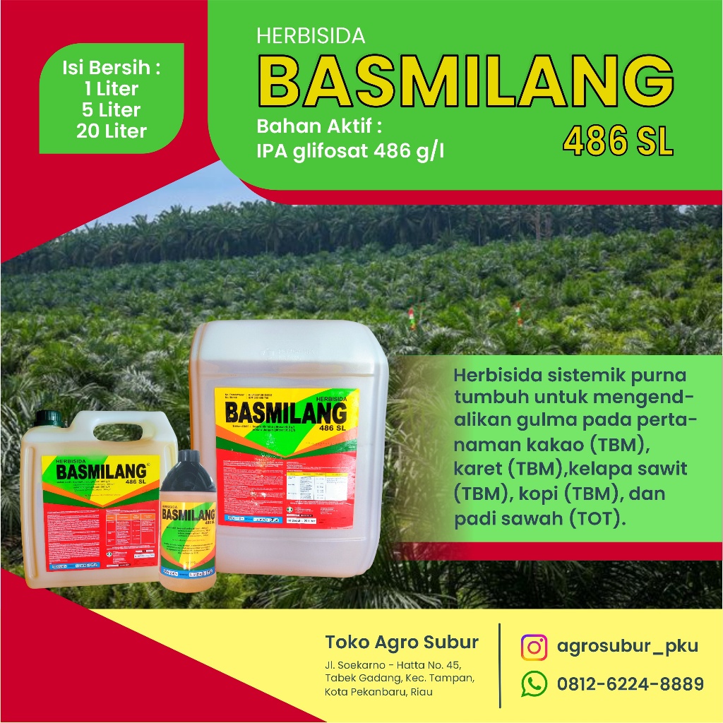 BASMILANG 486 SL 20 LITER HERBISIDA GLYFOSAT
