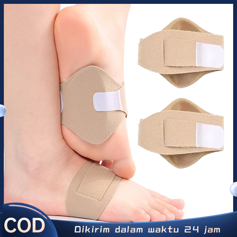 1pasang Flat Foot Terapi Insole Flat Foot Terapi Bantalan Kaki Foot Arch Flat Foot Silikon