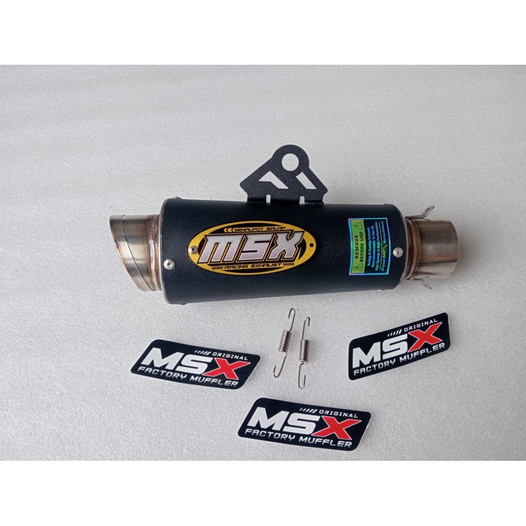 slincer knalpot original msx black coting proliner rcb inlet 50