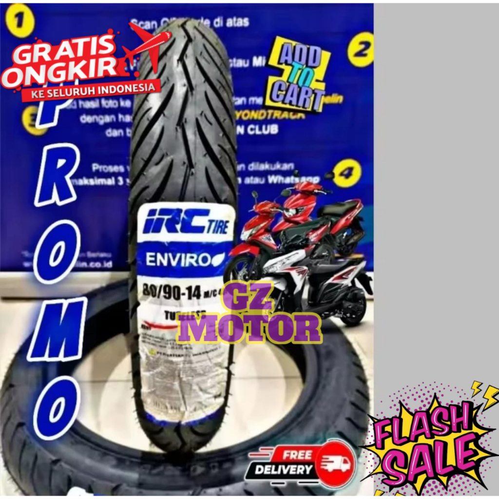 Ban Matic IRC NR91 Enviromax Tubeless 14" Ring 14