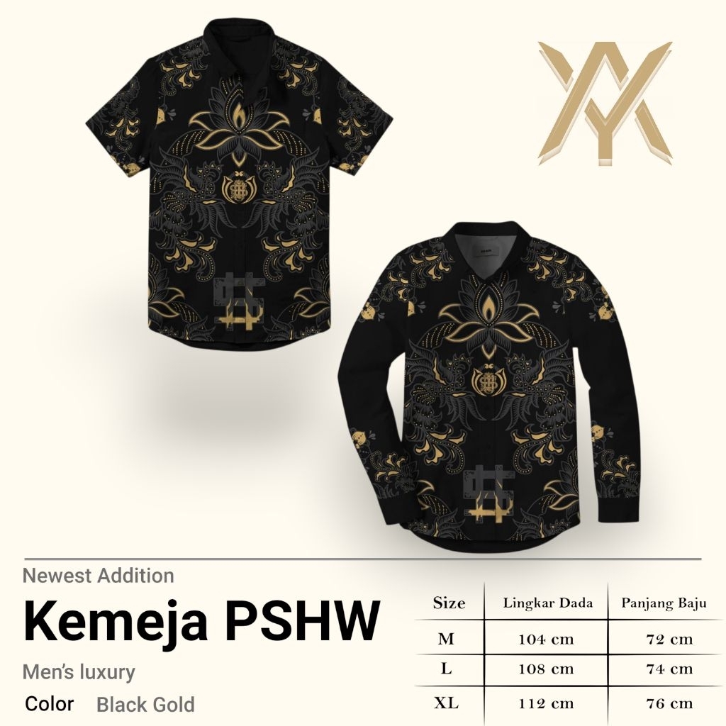 Kemeja batik PSHW Lotus Version Premium batik sh winongo