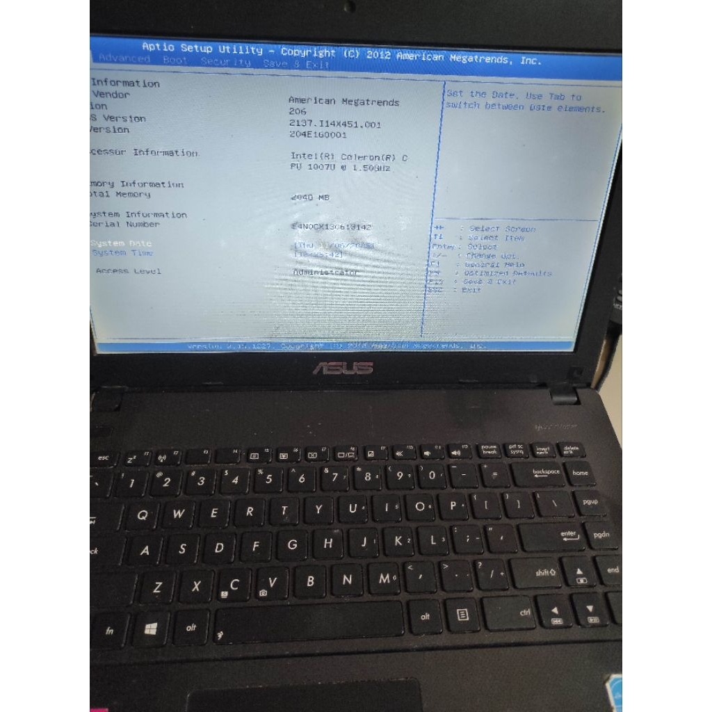 Mainboard Asus X451C Nyala Normal