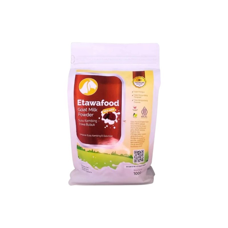 EtawaFood Susu Kambing Etawa Gula Aren Bubuk 1KG (1000 gram) – Asli Sehat Dan Enak