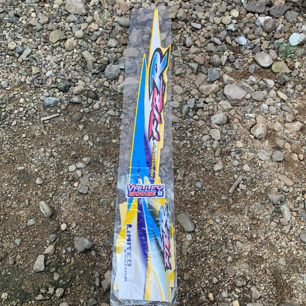 Striping sticker Yamaha F1zr f1zr Limited edition kuning