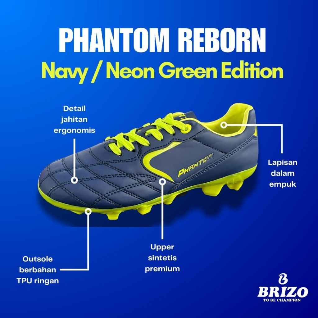Sepatu bola anak Originall Brizo "Phantom reborn sc jr"