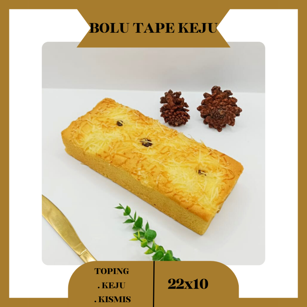 Kue Bolu Kelapa / Tape Keju Kismis / Pisang Keju