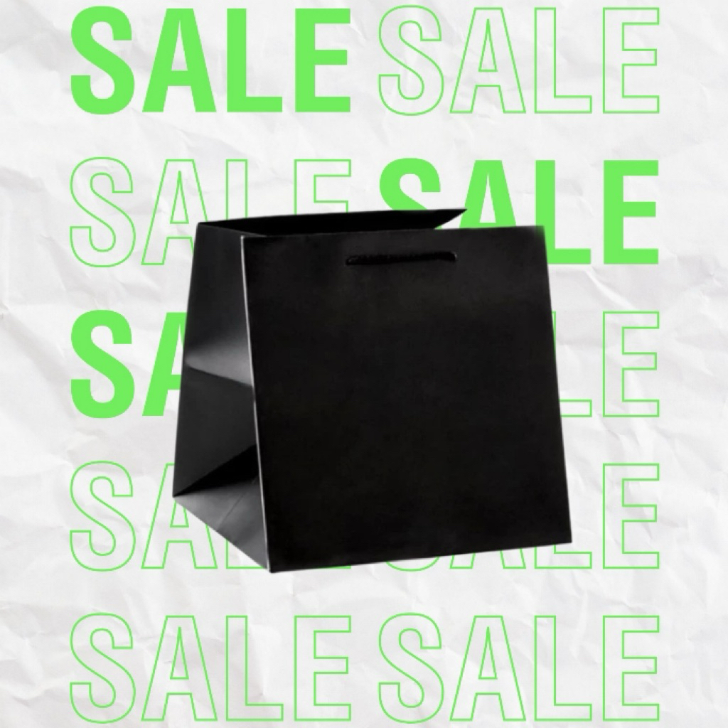 PAPERBAG DUS NASI HITAM POLOS 22X22X25 PAPERBAG BAHAN KRAFT HITAM POLOS 22X22X25 PAPERBAG HITAM POLO