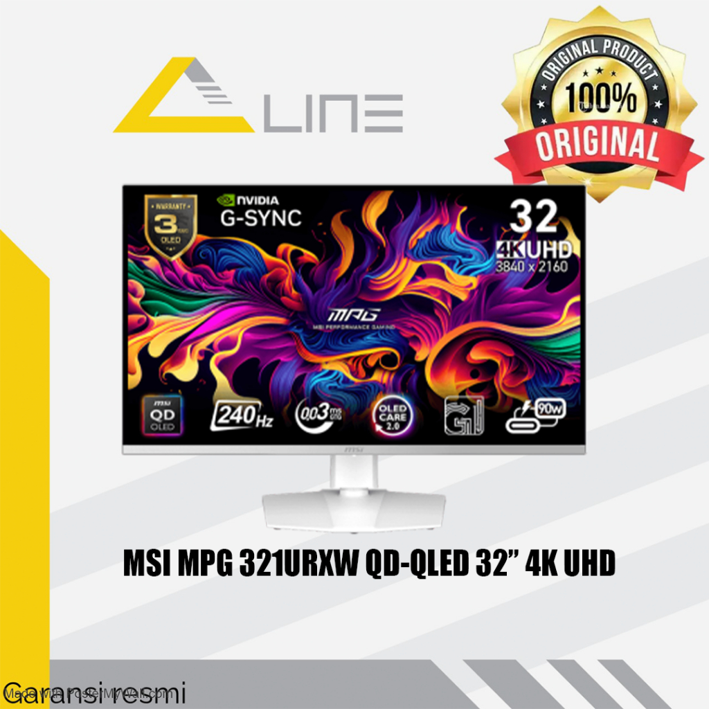 MONITOR GAMING MPG 321URXW QD-OLED 32" 4K UHD 240Hz
