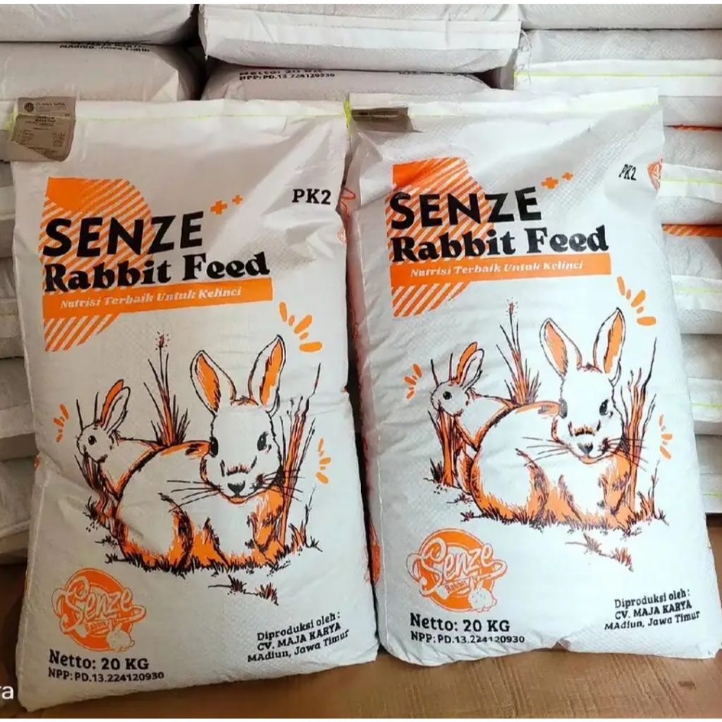 Pelet Pakan Kelinci Senze Rabbit Feed Repack 1kg