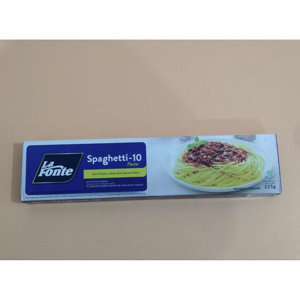 La Fonte Spaghetti-10 pasta 225 gram (LaFonte spaghetti)