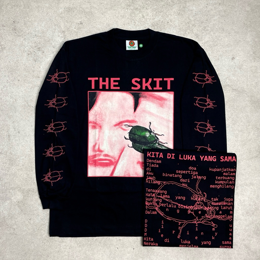 The Skit - Kita Di Luka Yang Sama (Wawung) | Long Sleeve & Tshirt Black Official Merchandise