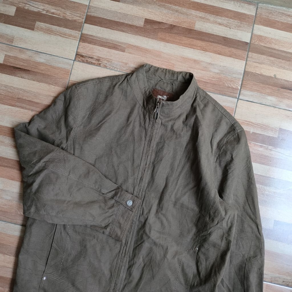 Work Jacket Brown Zipper