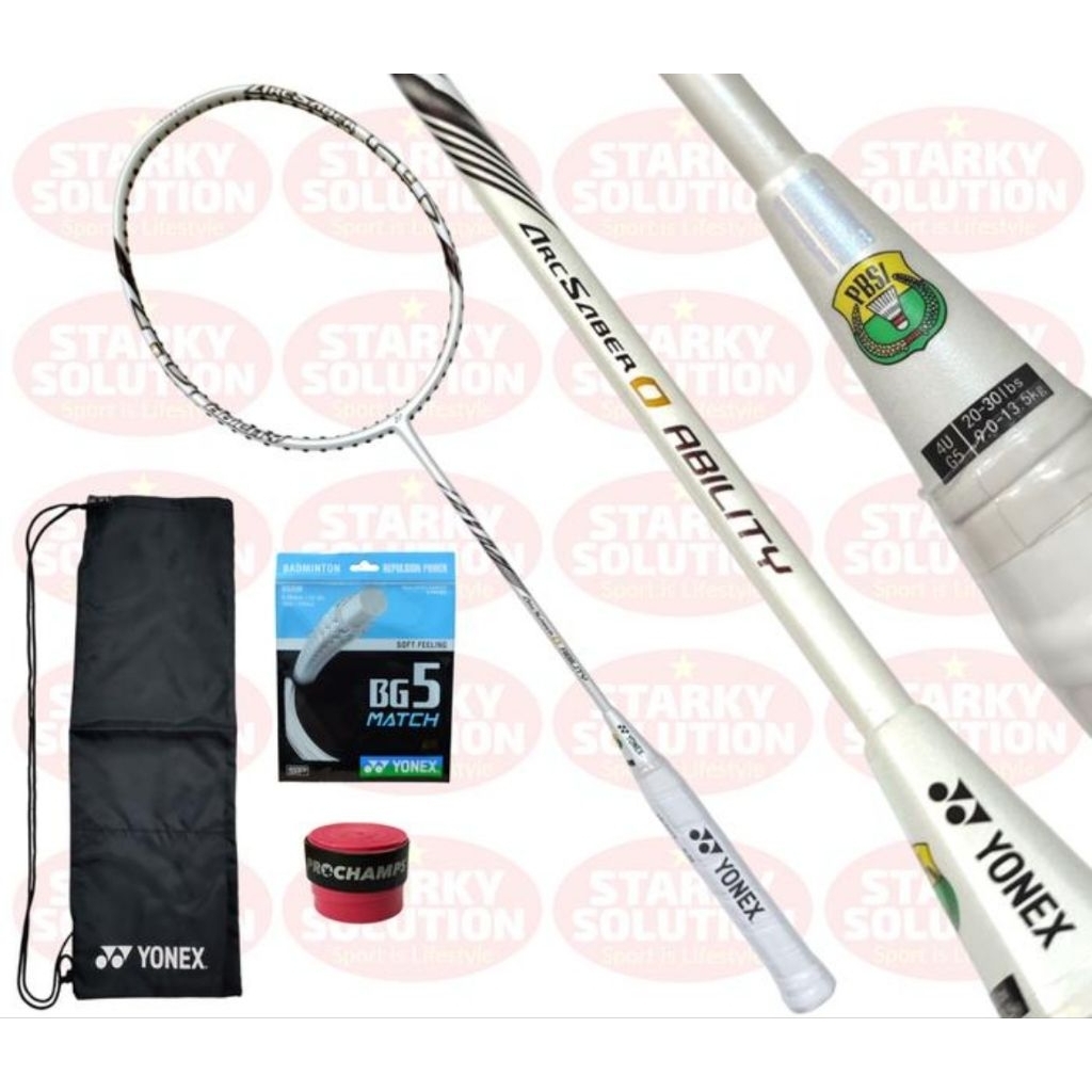 raket yonex arcaber 0 ability clear original 30lbs