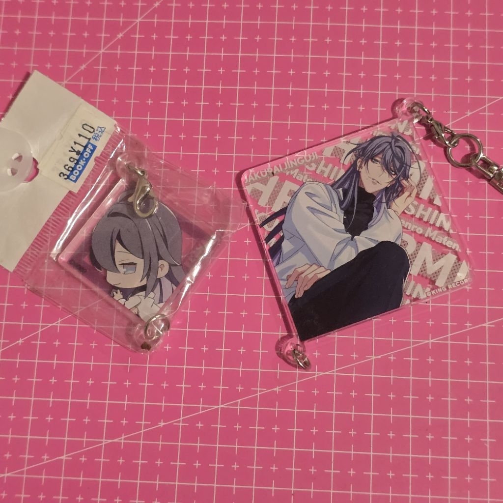 sakurai jinguji matenro hypmic hipumai hypnosis mic keychain gantungan kunci akrilik acrylic rubber 