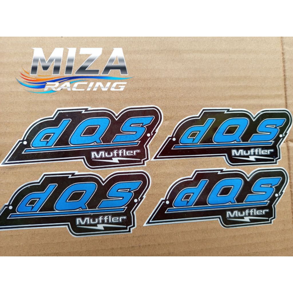 emblem kenalpot dos bahan alumanium