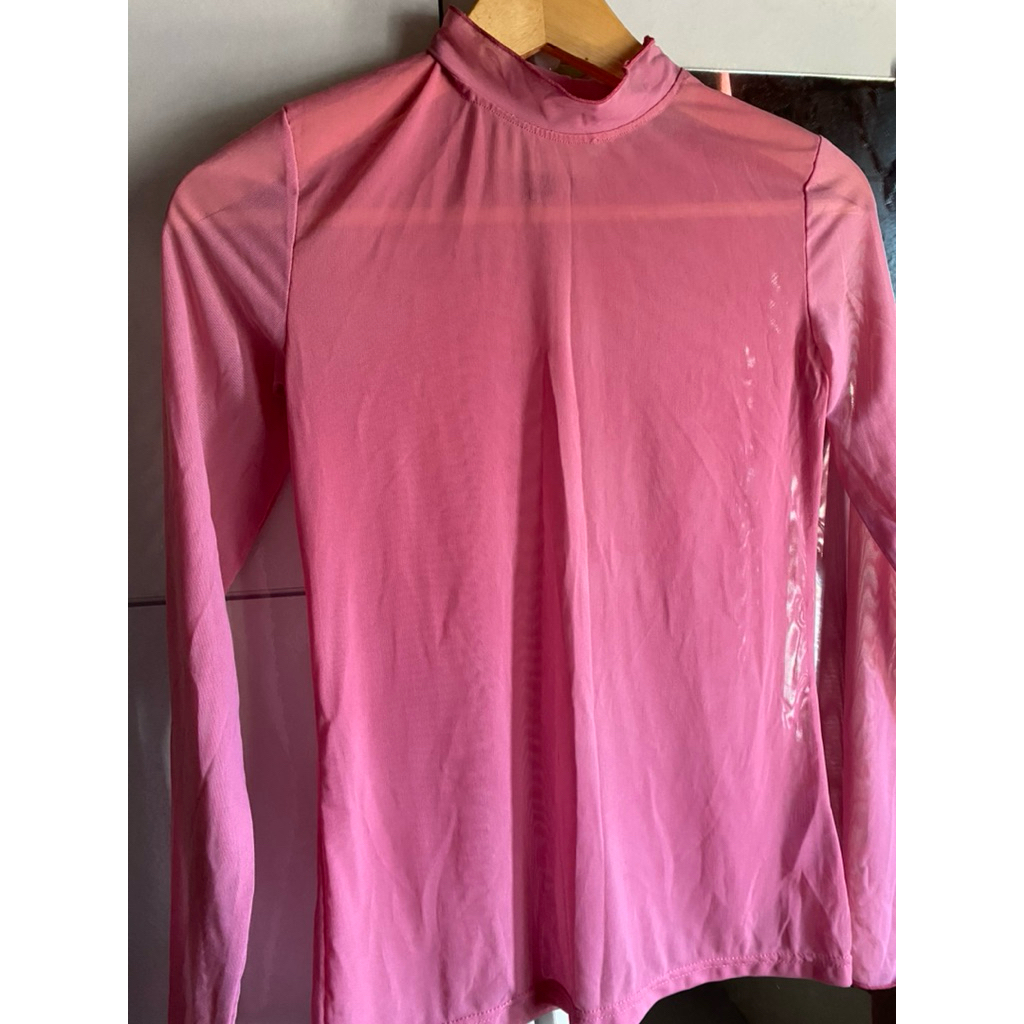 mesh top pink