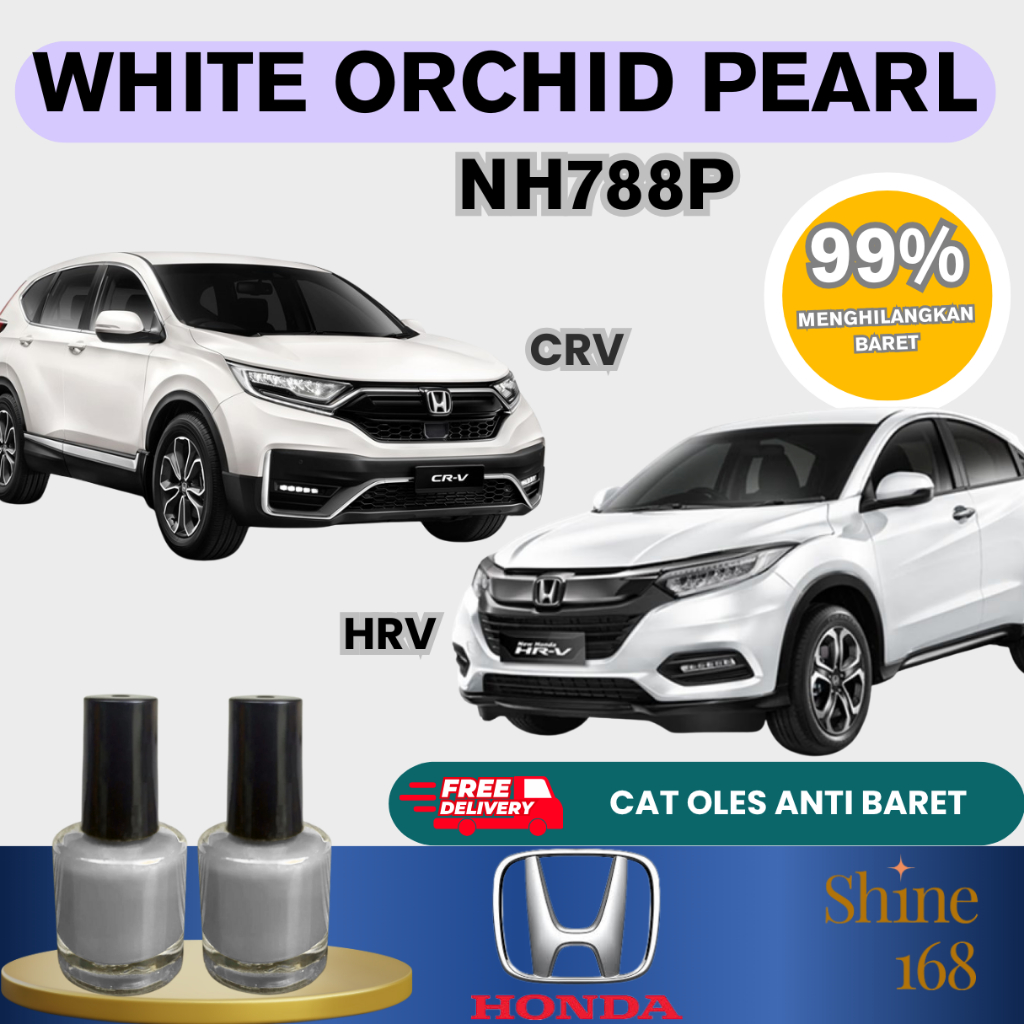 Cat Oles Penghilang Baret Mobil White Orchid Pearl NH788P - Honda CRV, HRV