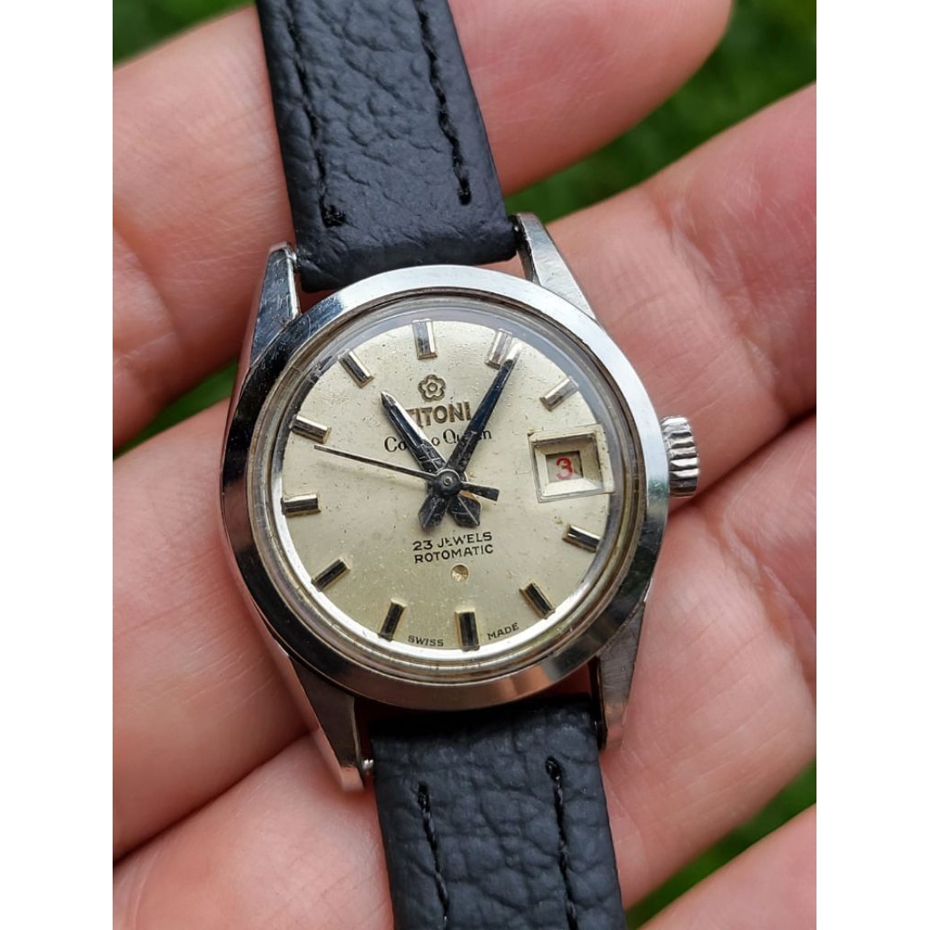 Jam tangan Titoni vintage / cosmo queen/ automatic