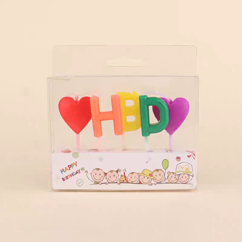 Lilin Kue Ulang Tahun Estetik Korean Style — Lilin HBD Colorful