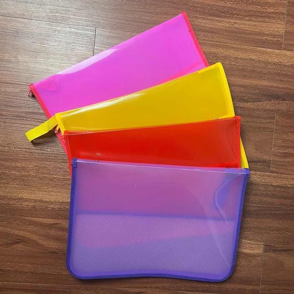 Map Zipper Plastik Colour Map Resleting File F4 Resleting