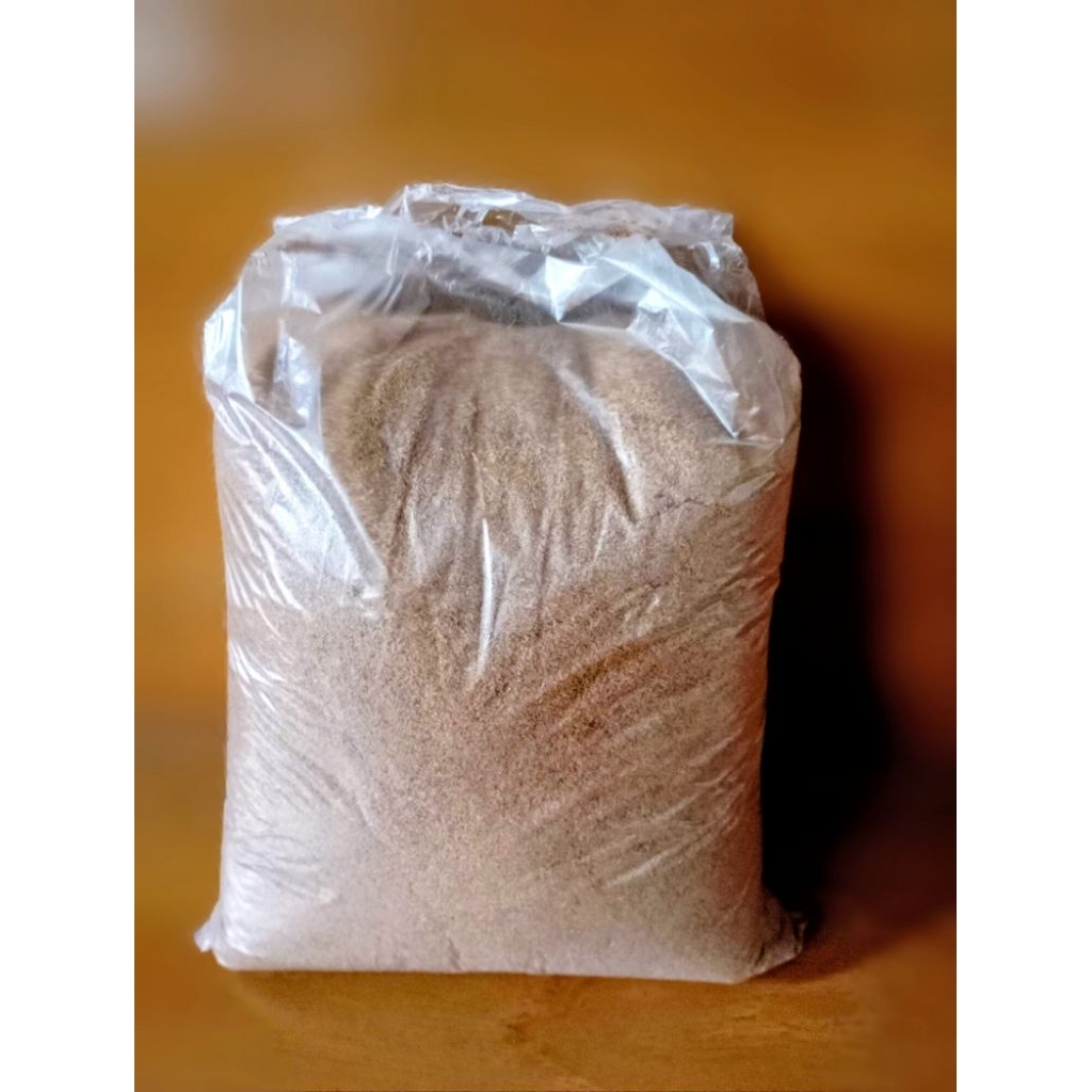 Serbuk kayu ulin sudah di ayak