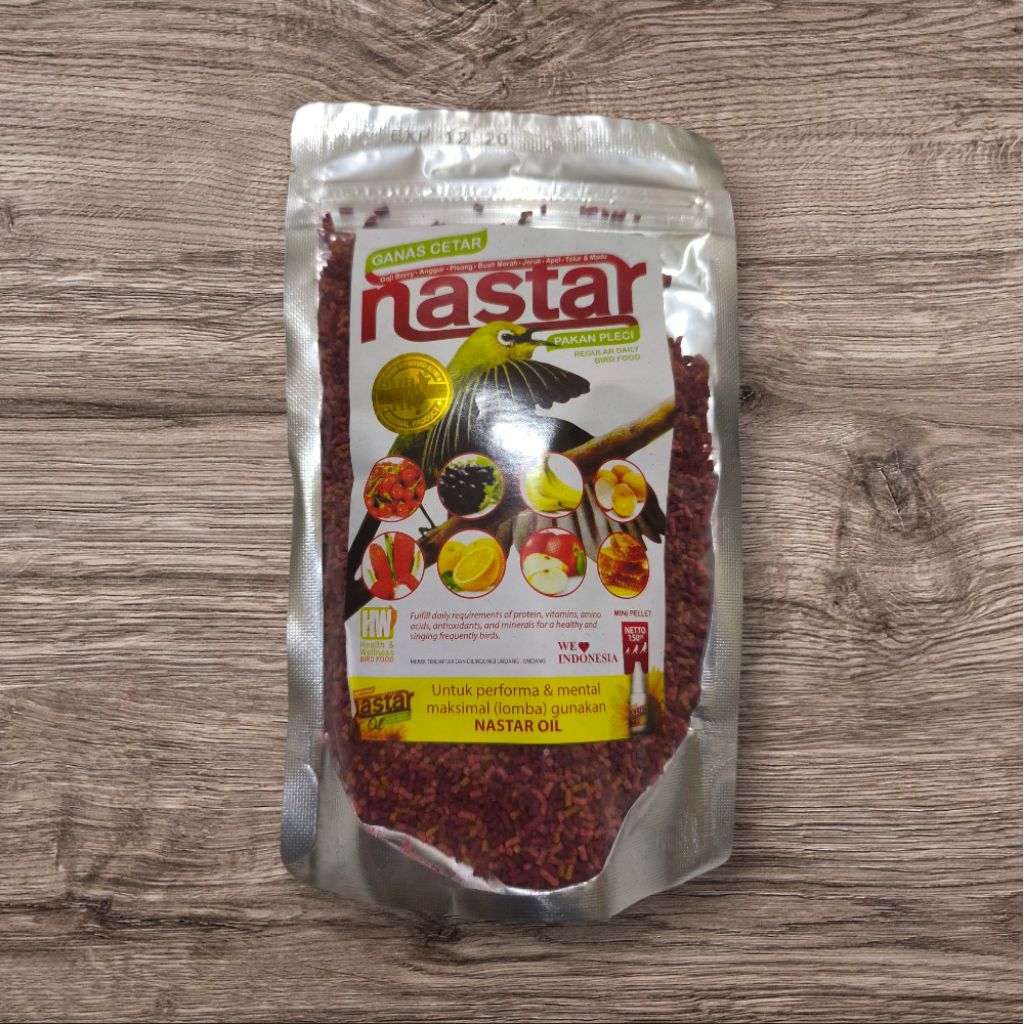 Nastar pleci pakan pleci 150 gr Original
