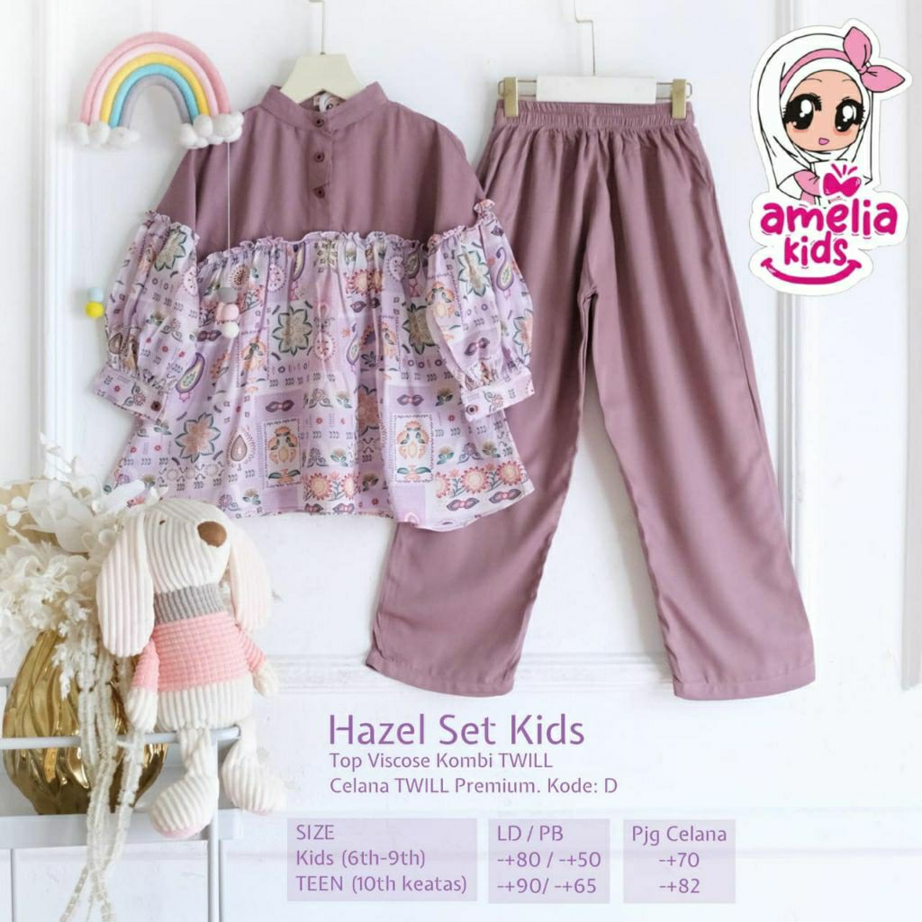 Setelan Anak Hazel Kids Teen by Amelia Kids