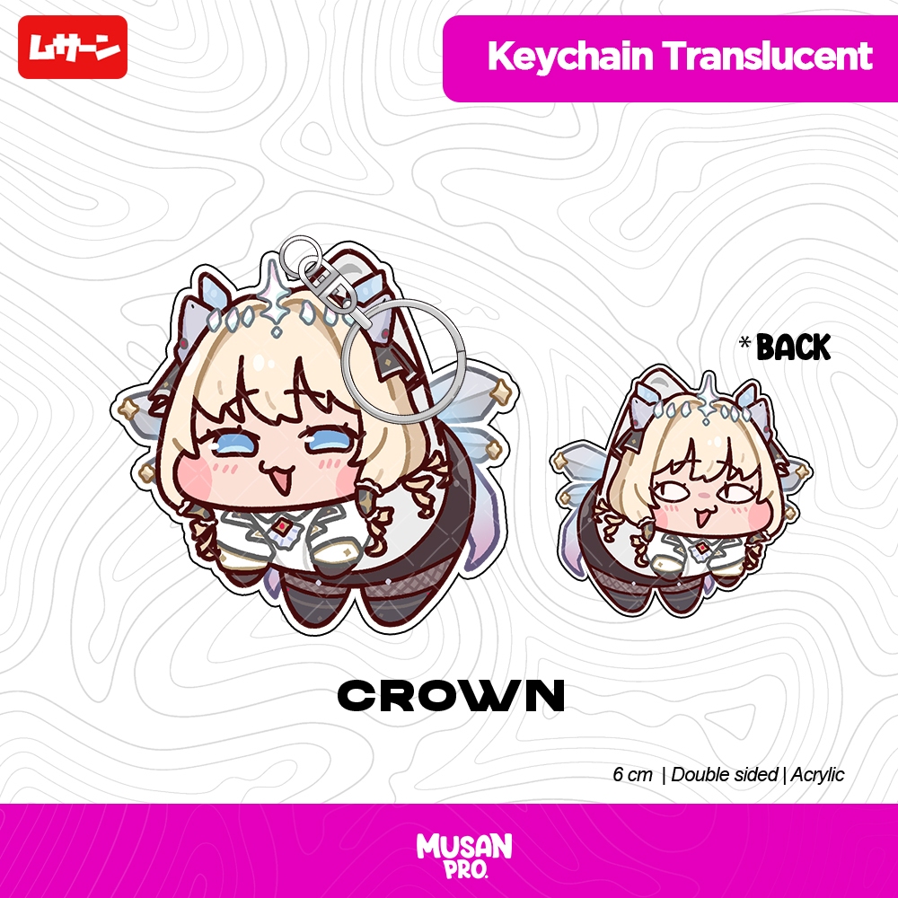 Keychain Translucent  NIKKE  - Crown - Musan - Fan Merch