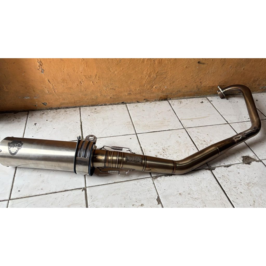 knalpot wrx gp6 k2 new fullsystem keluarga vixiion/r15v2/xabre original second