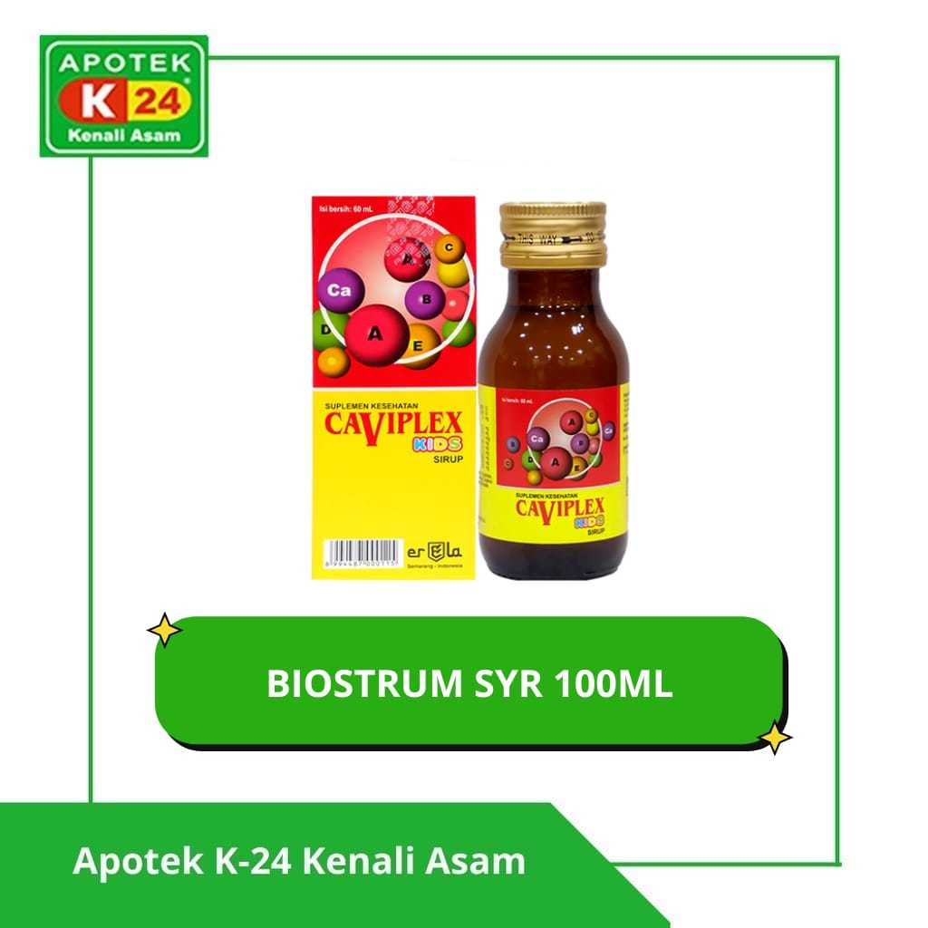 Caviplex Sirup 60ml Multivitamin Untuk Anak dan Dewasa