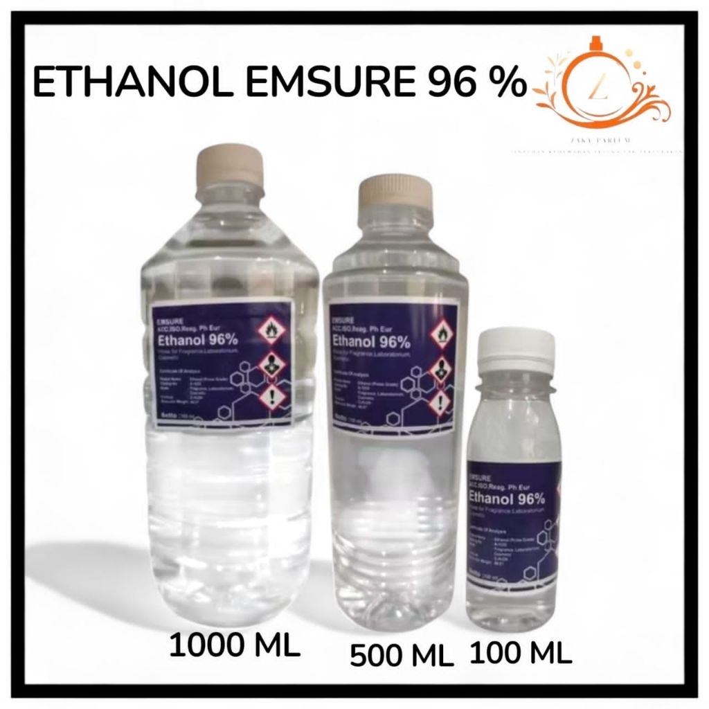 (100 ML/500ML/1.000ML)ETHANOL EMSURE 96% CAMPURAN PARFUM SPRAY
