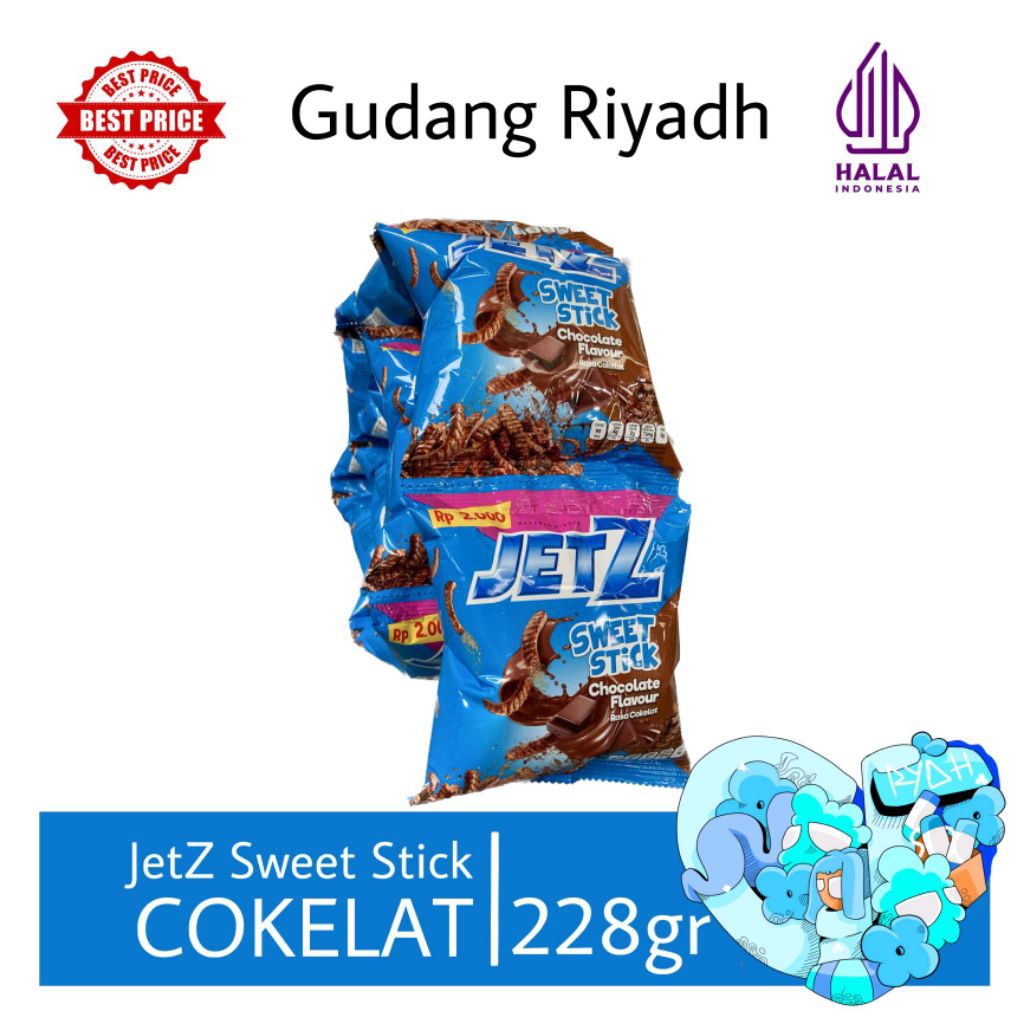 JetZ Sweet Stick Chocolate Renceng