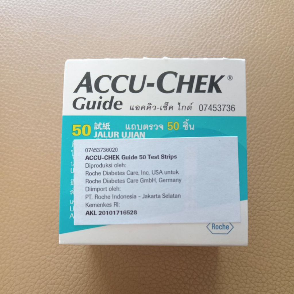 Accu chek guide strip isi 50 pcs/ strip accu chek guide isi 50/ Strip glucose accu chek guide